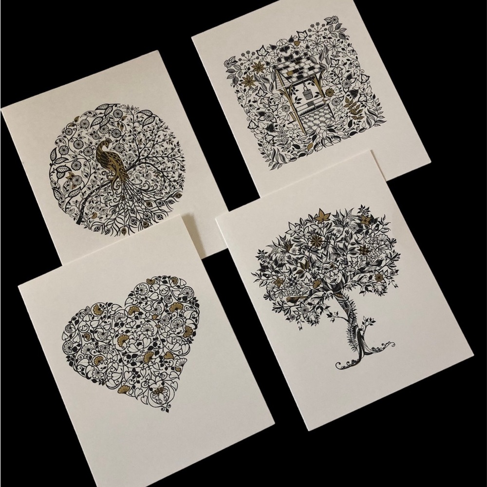 Johanna Basford Secret Garden Blank Notecards & Box - NWOT - Picture 6 of 6